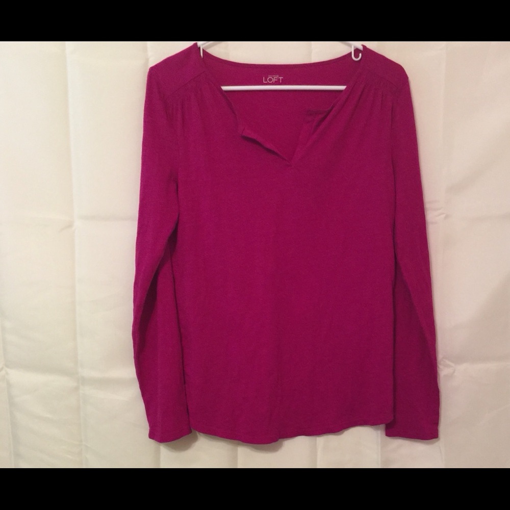 Ann Taylor loft sz med women’s long sleeve tee